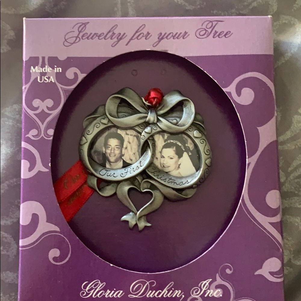 🔥3/$10 First Christmas ornament Gloria Duchin